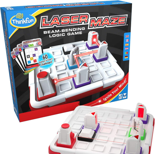 Think Fun Laser Maze (Class 1) Brain Game and STEM Toy for Boys and Girls Age 8 and Up